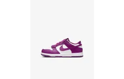 Nike Little Kid&apos;s Dunk Low Sneaker In White&sol;viotech-White