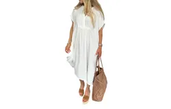 Sundays Coco Caftan In White