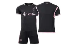 Kids Soccer Football Jersey Miami Away Soccer Jersey Kit