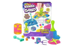 Kinetic Sand&comma; Squish N’ Create Sensory Toy Playset