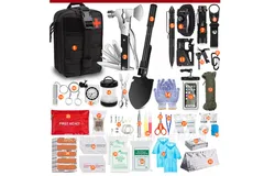 Outdoor adventure camping supplies survival tools multifunctional set wilderness survival emergency kit camping equipment（acu）