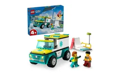 LEGO® City 4&plus; Emergency Ambulance and Snowboarder 60403 &lpar;79 Pieces&rpar;