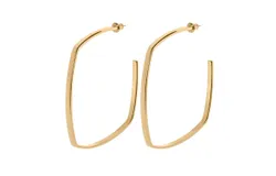 Square Shaped Hoops by eklexic