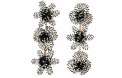 Mignonne Gavigan Charlie Earrings In Black&sol;white