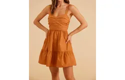 Minkpink Serano Mini Dress In Ginger