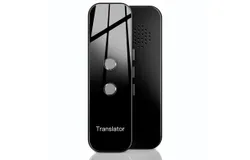 M6 Instant Language Translator Device&comma; Real-time Two Way Language Translator&comma; Ai Voice Translator Device in 137 Languages&comma; Mini Pocket Translator for Learning Travel and Business Communications-Black