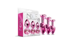 Nixie Metal Butt Plug Trainer Set Pk Met