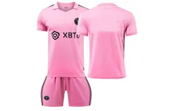 Kids Soccer Football Jersey Miami Home Soccer Jersey Kit