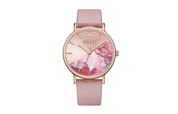 JULIUS Women&apos;s Watch&comma; Patchwork Colour Large Dial Belt Watch&comma; Fashion Simple Quartz Women&apos;s Watch