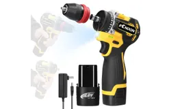 KKnoon 16&period;8V 2in1 Lithium Drill Electric Screwdriver Multi-function Power Tool 45Nm Torque Brushless Motor Practical Screw Driver for Home Appliances Furniture Installation Automotive Electronics