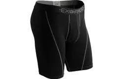 Exofficio Men&apos;s Give-N-Go Sport Mesh 6-Inch Boxer Brief In Solid Black