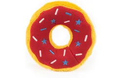 Original Donutz No Stuffing&comma; Squeaky Plush Dog Toy Americana&comma; Original Size &lpar;ZP1022&rpar;
