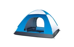Beach Tent&comma;Beach Canopy Shade Tent ，Protection for 3-4 Person&comma; Waterproof Portable Easy Setup Beach Sun Shelter Tent for Outdoor Adventures&comma; Camping&comma; and Picnics with Carrying Bag-3-4 people dusty blue