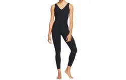 Nike Yoga Luxe Infinalon Jumpsuit In Black