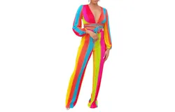Cameo 2-Piece Pant Set In Yellow Multi
