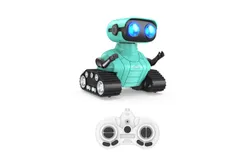 ALLCELE Robot Toys&comma; Rechargeable RC Robots for Kids Boys&comma;green