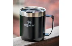 STANLEY 13oz Desktop Insulated Mug Coffee Mug Vacuum Double Layer 304 Stainless Steel Mug with Handle Frosted Black 370ml New