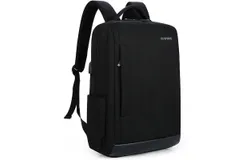 Travel Commuter Laptop Backpack&comma; Business Anti-theft Slim Durable Laptop Backpack for 15&period;6 inch Laptop&comma; Black