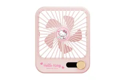 Liou desktop high-speed fan square desktop card office dormitory desktop camping 100-speed electric fan-hello kitty