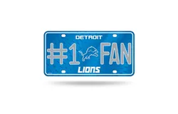 NFL Detroit Lions License Plate