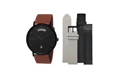 Arvo Saddle Brown Genuine Leather Watch Band by Arvo