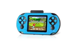 16 Bit Handheld Game Console for Kids Adults&comma; 3&period;0&apos;&apos; Large Screen Preloaded 230 HD Classic Retro Video Games with USB Rechargeable Battery & 3 Game Cartridges for Birthday Gift for Kids 4-12