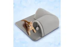 Outdoor Cat Enclosures for Cats Indoor&comma; Portable Mesh Tent&comma; Tunnel&comma; Playhouse with Adjustable Harness and Leash Walking&comma; Colorful Tease Ball Small Animals