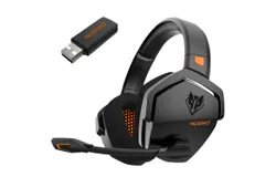 Wireless Gaming Headset&comma; Over-Ear Noise-Canceling Headphones&comma; Stereo Sound&comma; 2&period;4G Bluetooth