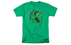 DC Comics Green Cross Short Sleeve Adult Tee &sol; T-Shirt