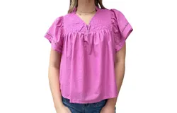 Melissa Nepton Emily Top In Violet