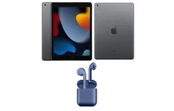 New Apple iPad 9th Gen 10&period;2" 64GB Space Gray Bundle