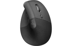 Logitech Lift Vertical Ergonomic Mouse&comma; Wireless&comma; Bluetooth or Logi Bolt USB Receiver&comma; Quiet clicks&comma; 4 Buttons&comma; Compatible with Windows&sol;macOS&sol;iPadOS&comma; Laptop&comma; PC - Graphite &lpar;Renewed&rpar;