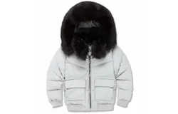 Jordan Craig Kids Hollis Bomber Jacket In Light Grey