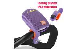 TG392 Cycling Bluetooth speaker tws dual fabric card radio speaker Portable waterproof Bluetooth speaker