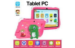 Tablet 10&period;1 inch Android 10 12GB&plus;512GB 1280&ast; 800 High Definition Screen Learning Tablet Safe and Protected Design 2500mAh Large Capacity Battery Available in Multiple Memory and Color Options-8G&plus;256G  pink