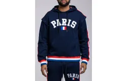 Hudson Paris Hoodie In Navy