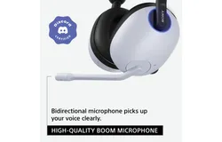 Sony-INZONE H9 Wired Gaming Headset&comma; Over-ear Headphones with 360 Spatial Sound&comma; White