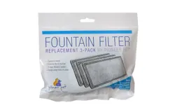 Pioneer Replacement Filters for Plastic Raindrop and Fung Shui Fountains - 3 Pack - Cats&sol;Waterers & Feeders