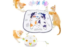 Litterboy Critter Pack Combo Mice-Bee Cat Mouse Toy Accessory Fits Popular Wand Toys Cats Love!