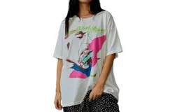 Daydreamer Rolling Stones Love You Live &apos;77 Merch Tee Top In Vintage White