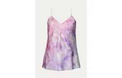 Cami Nyc Raine Silk Camisole In Frosting Tie Dye