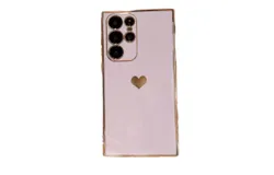 Phone Case Compatible with Samsung Galaxy S24 Ultra&comma; Luxury Plating Pattern Case