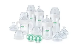 NUK Simply Natural 12 Piece Bottle&comma; Cup and Pacifier Gift Set