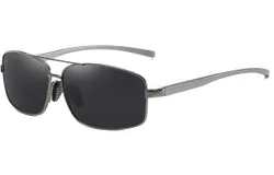 Vintage Ultra Lightweight Rectangular Polarized Sunglasses UV400 Protection