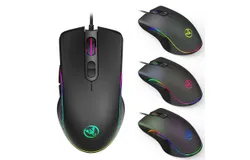 A867RGB luminous gaming mouse gaming wired mouse four adjustable 6400dpi