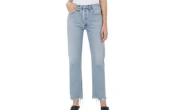 Ag Jeans Lana Mid Rise Straight Leg Jeans In Curio