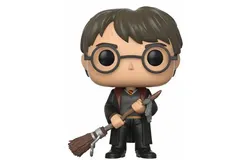 POP&excl; Harry Potter with Firebolt & Feather &num;51 Vinyl Figure