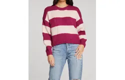 Saltwater Luxe Lexie Sweater In Berry