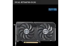 Dual GeForce RTX 4070 SUPER overclocked version 12GB GDDR6X graphics card&comma; axial fan&comma; 2&period;56 slot design
