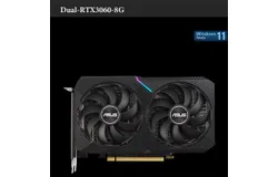 ASUS DUAL-RTX3060-8G 8GB GDDR6 graphics card&period;